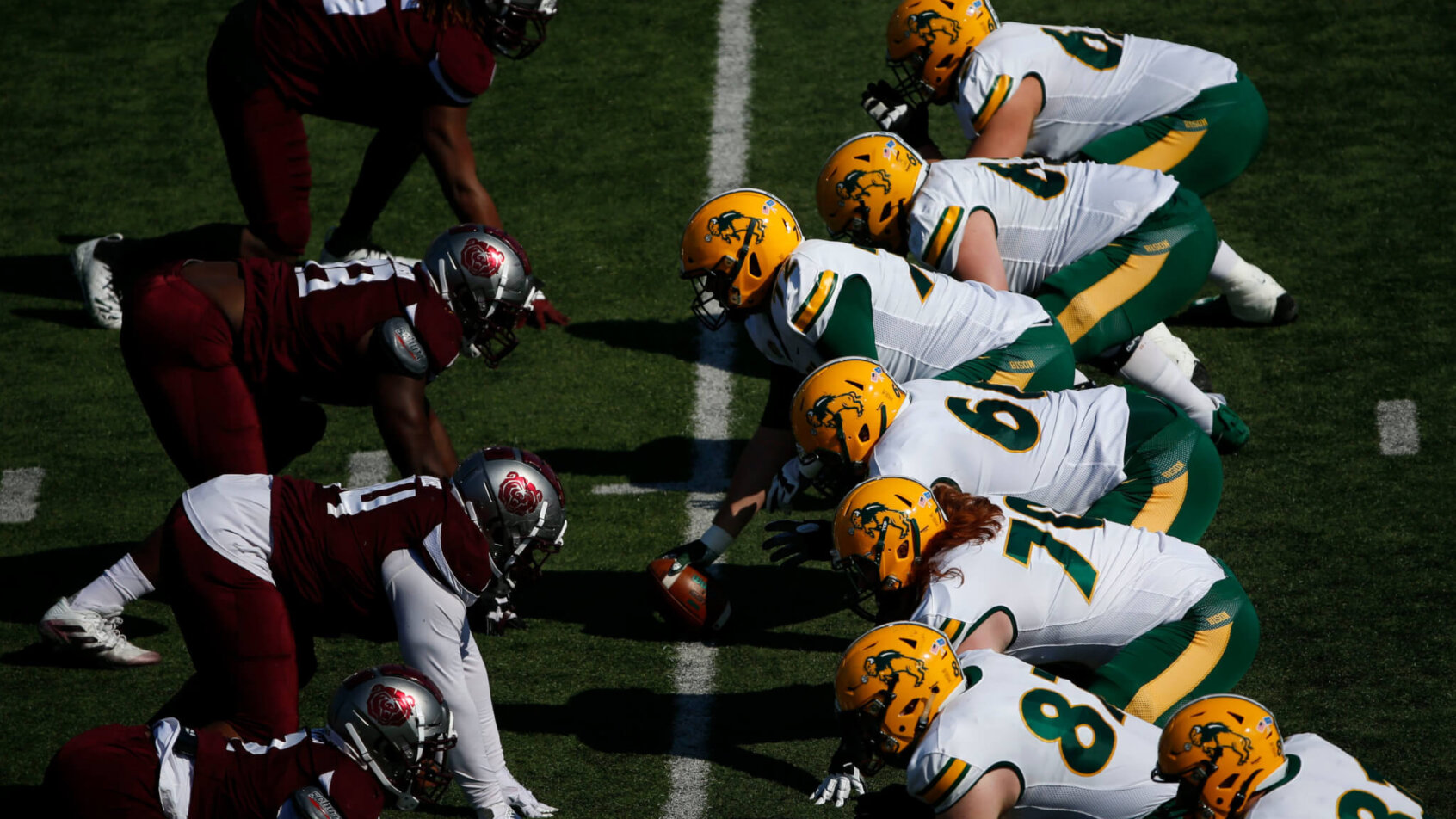 NDSU offensive line