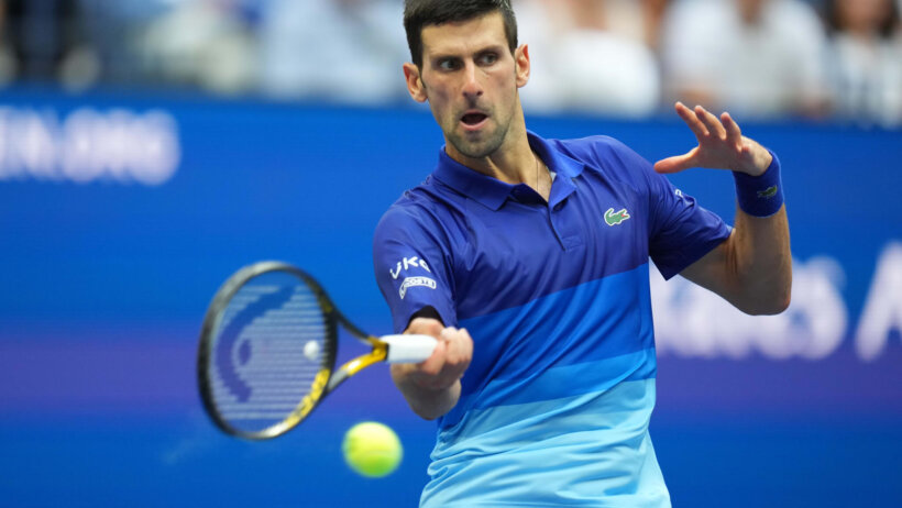 Novak Djokovic, forehand, US Open