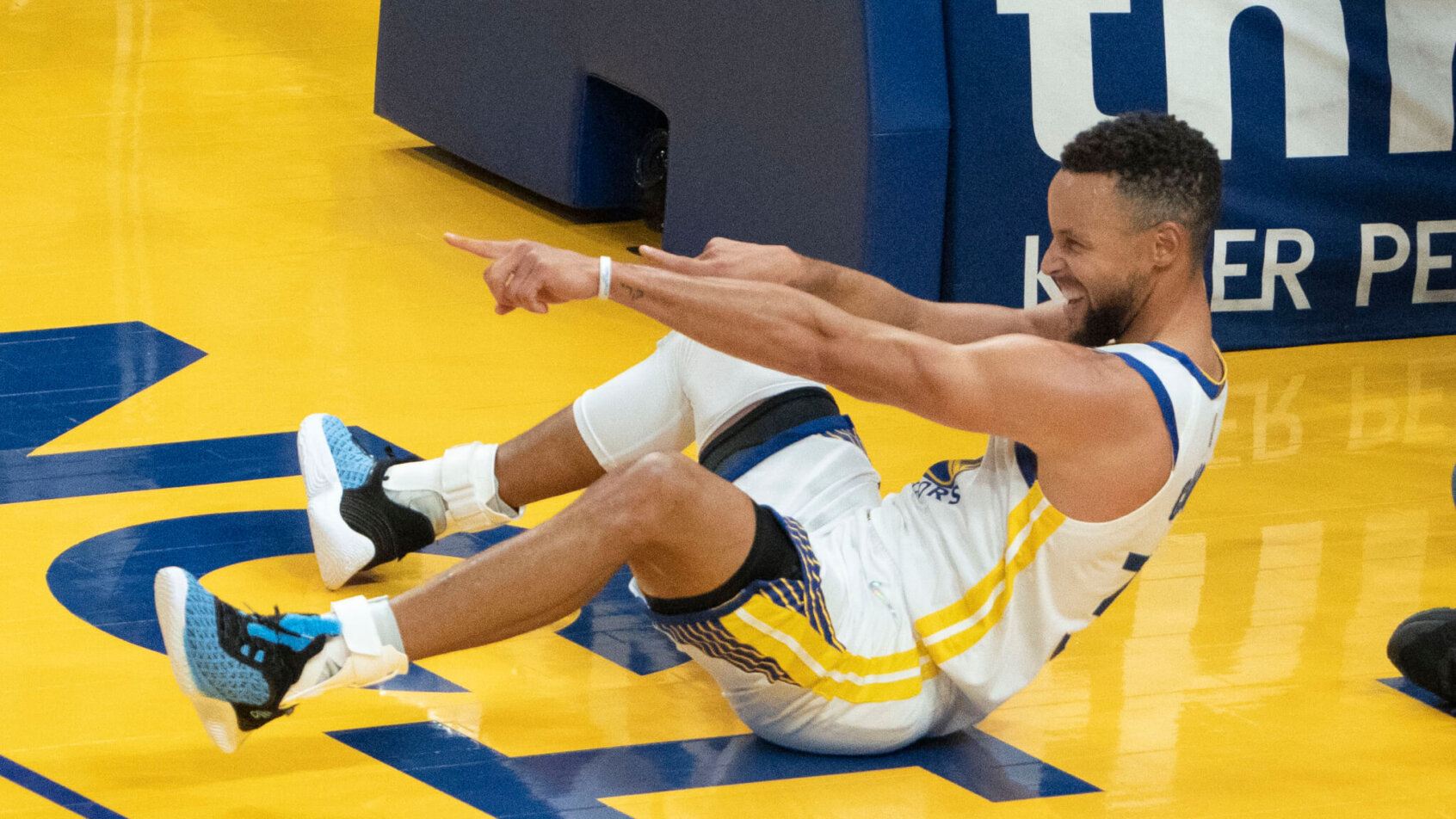 Curry celebrates