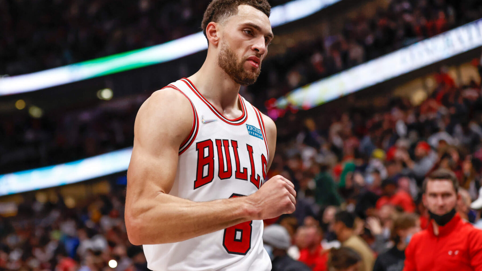 Zach LaVine fist pump