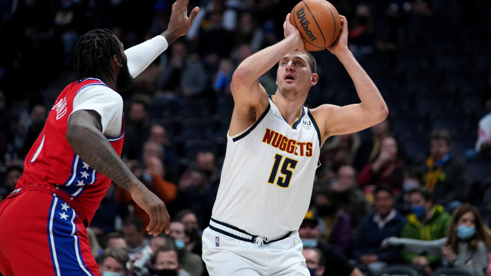 Nikola Jokic shooting jumper