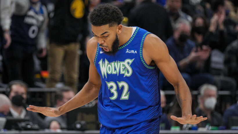 Karl-Anthony Towns pumped reaction