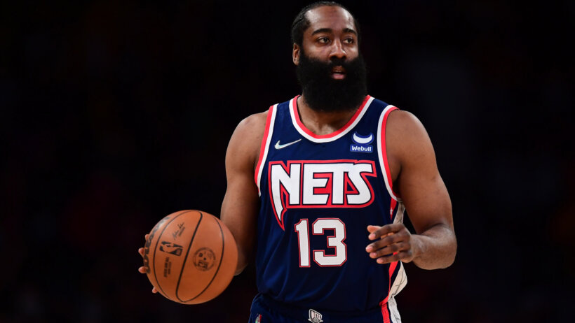 James Harden dribbling