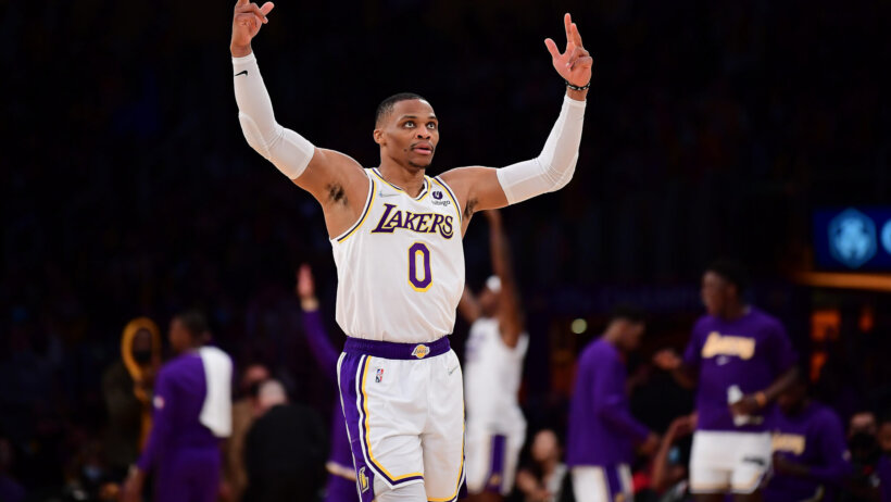 Westbrook celebrates