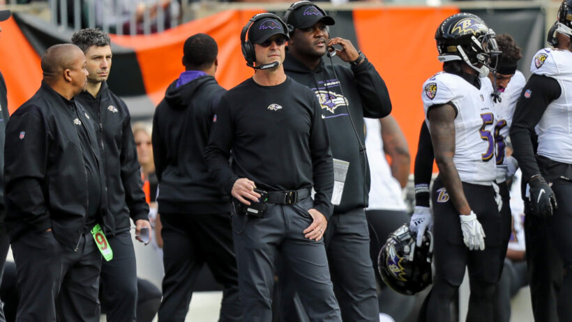 Baltimore Ravens sideline