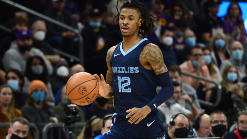 Ja Morant dribbling