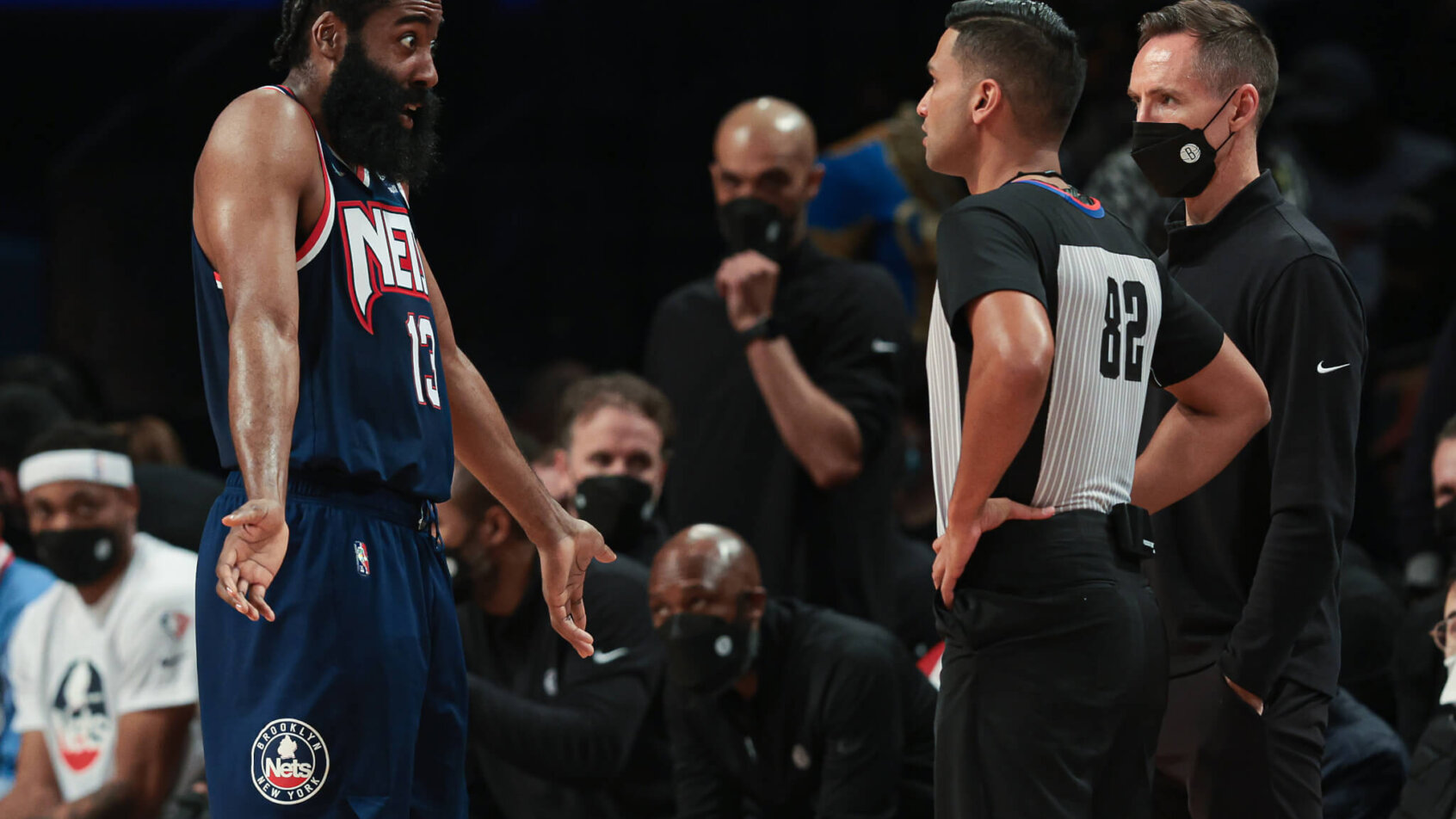 James Harden, reaction, Brooklyn Nets