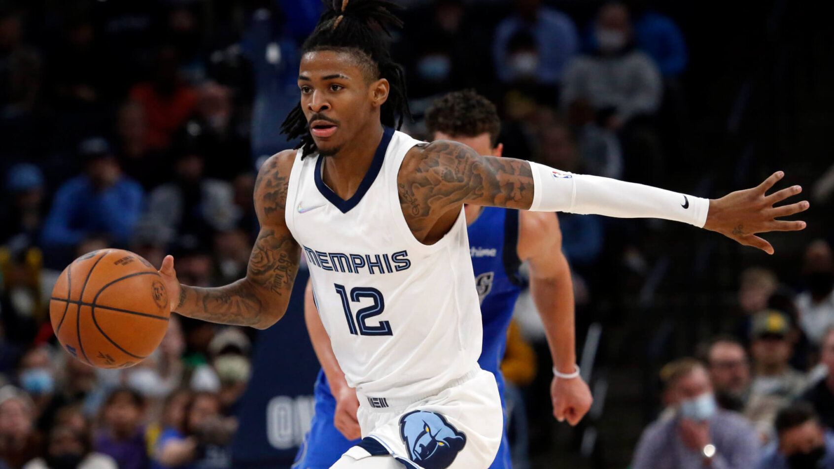 Ja Morant drives