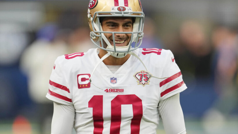Jimmy Garoppolo smiling