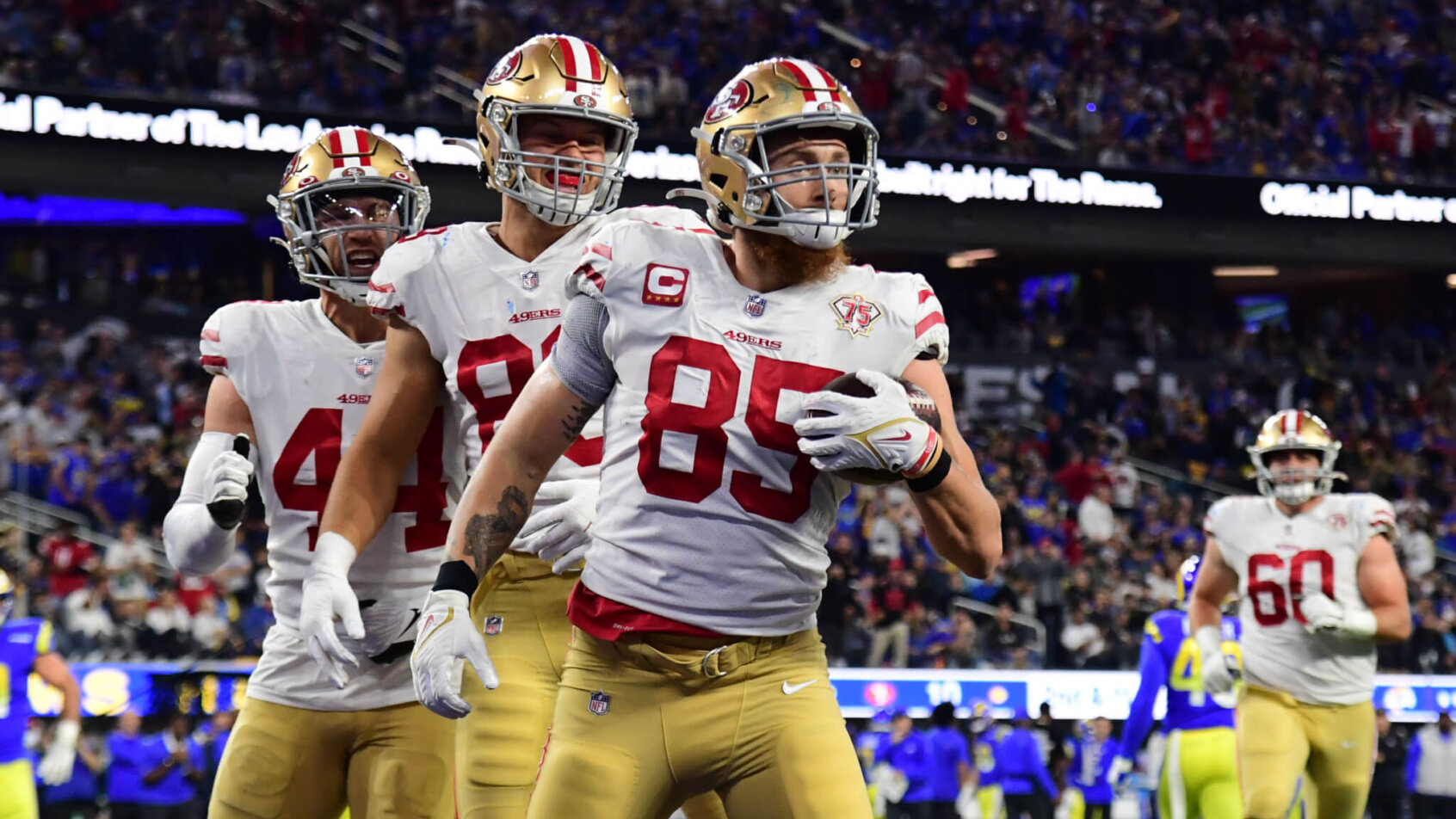 George Kittle TD celebration