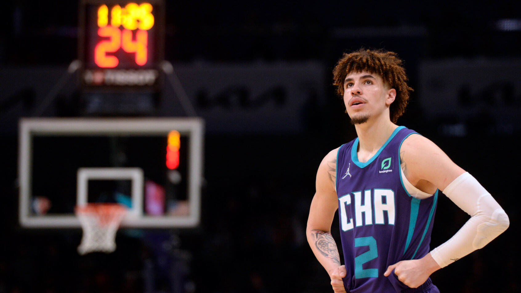LaMelo Ball hands on hips