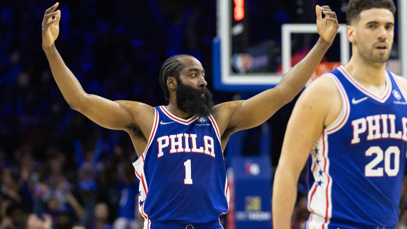 James Harden celebration