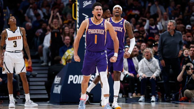 Devin Booker pumped reaction