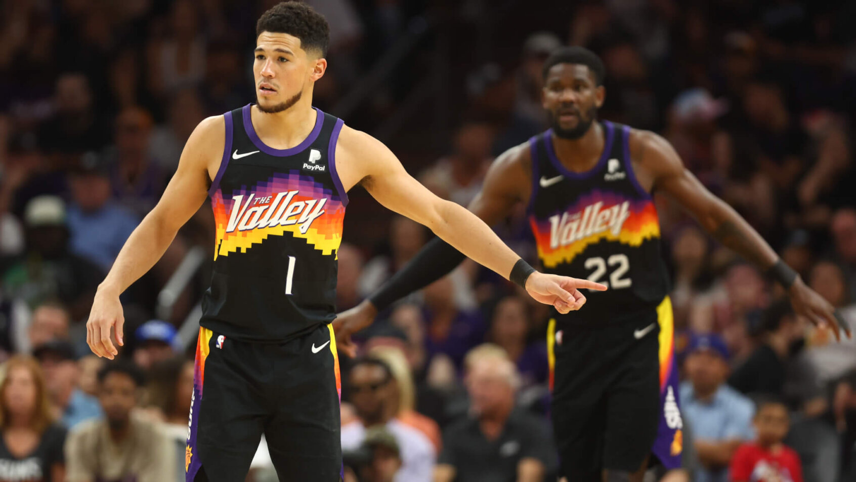 Booker gets back on defense