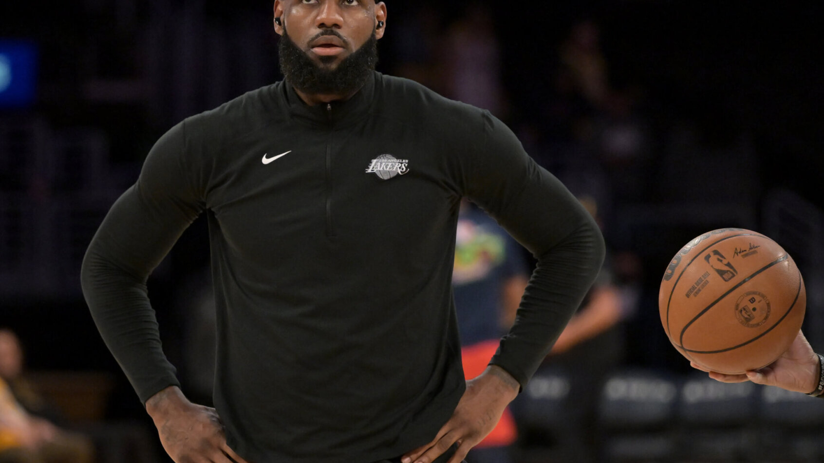 Lakers forward LeBron James.