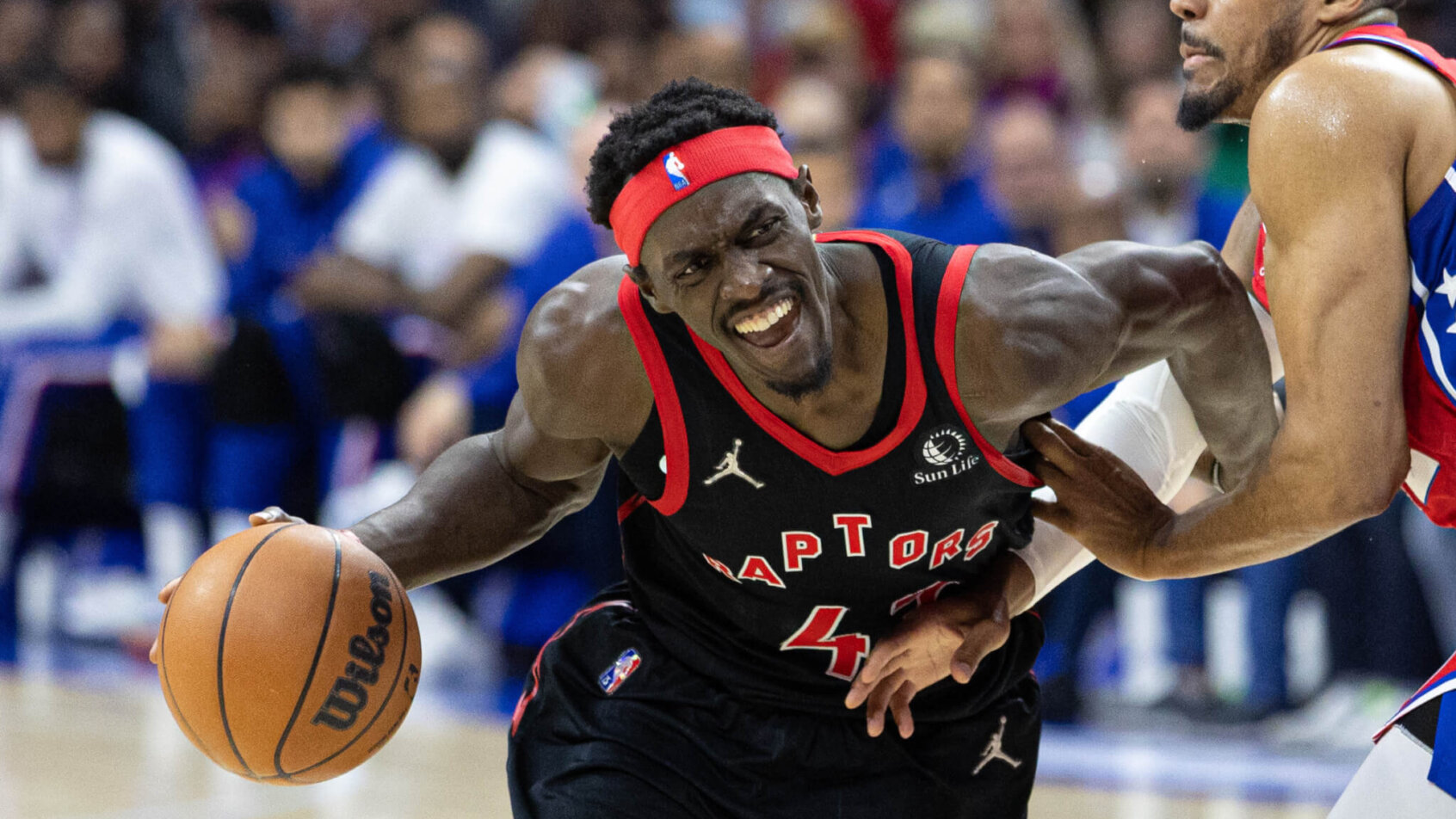 Siakam driving