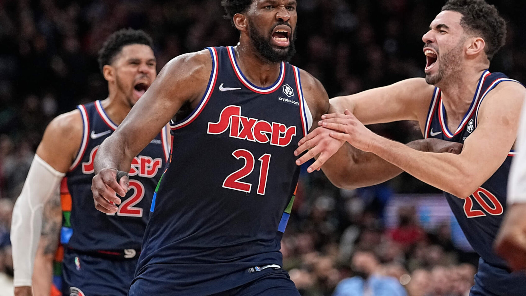 Joel Embiid celebration