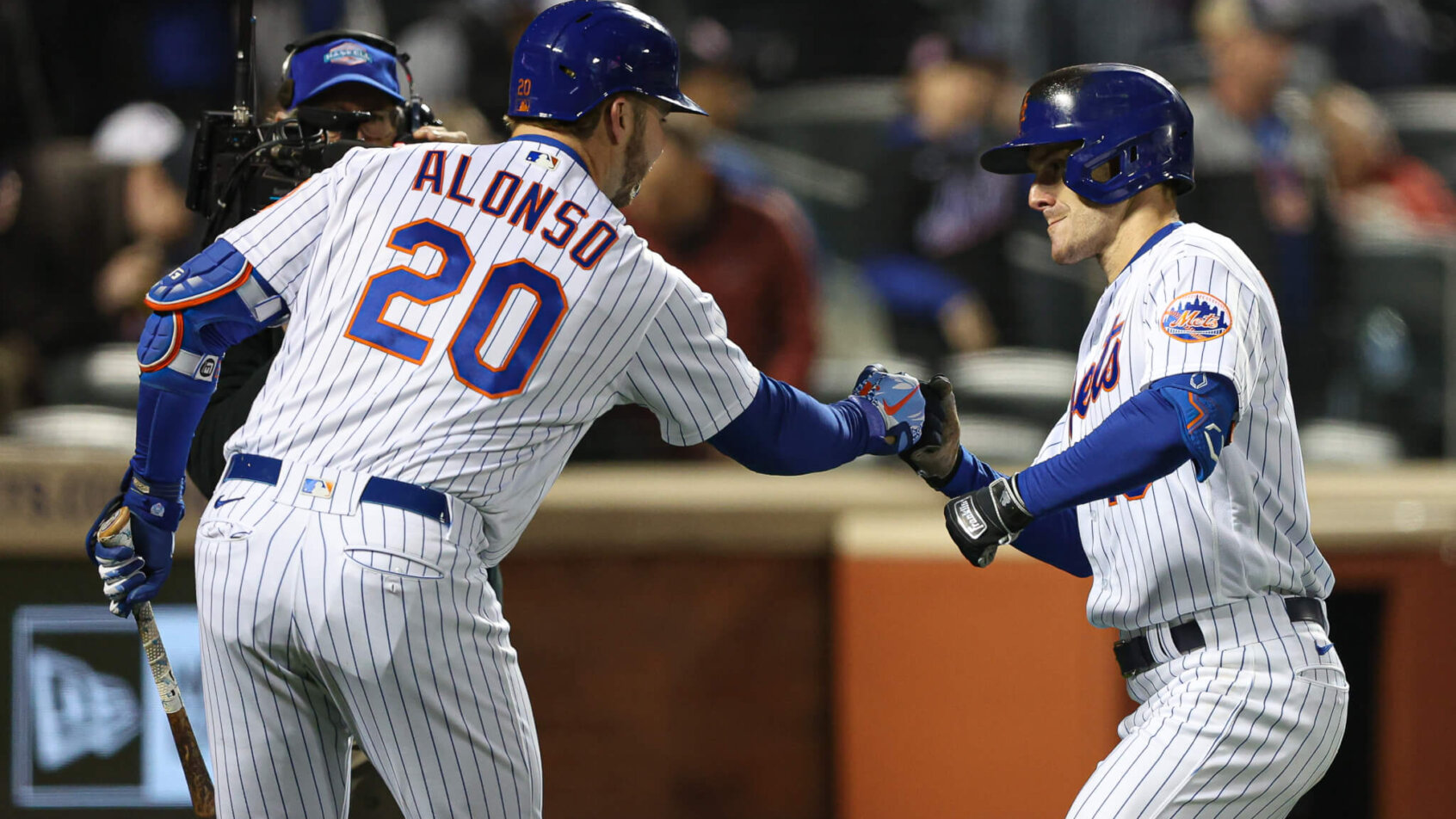 New York Mets run celebration