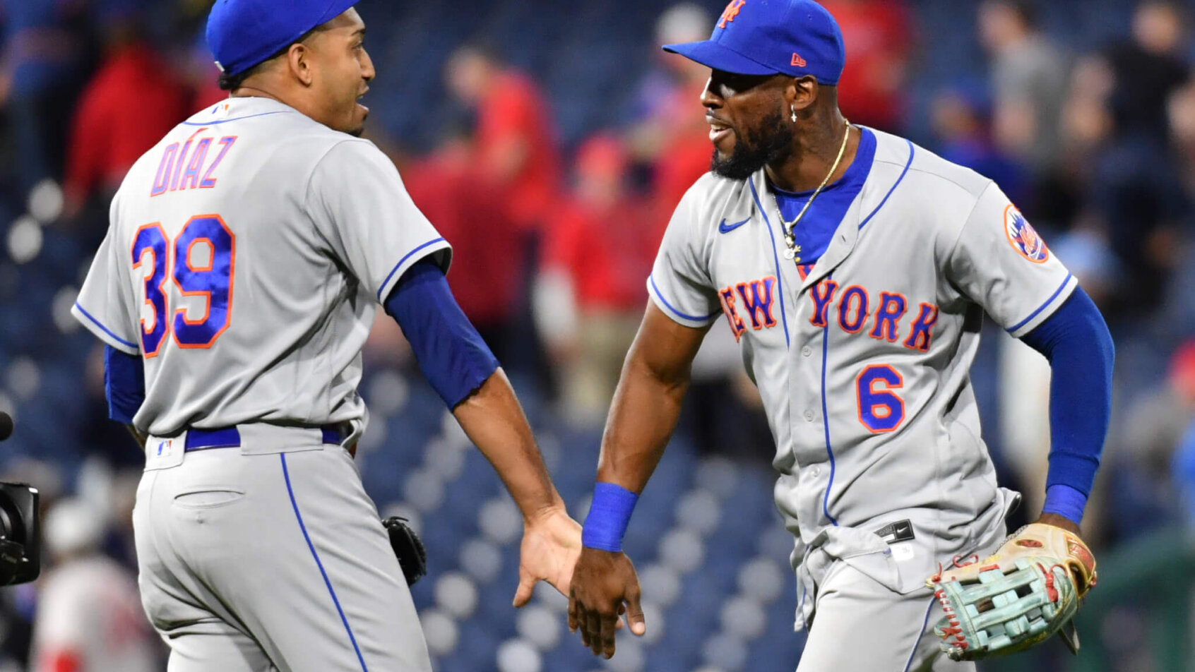 New York Mets celebrate