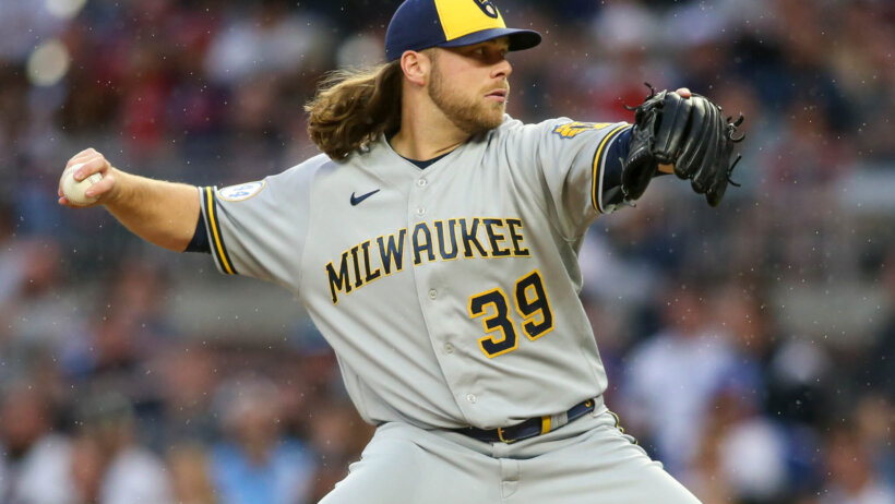 Corbin Burnes delivers a pitch