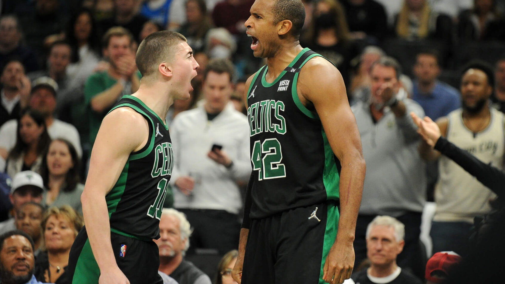 Al Horford dunk celebration