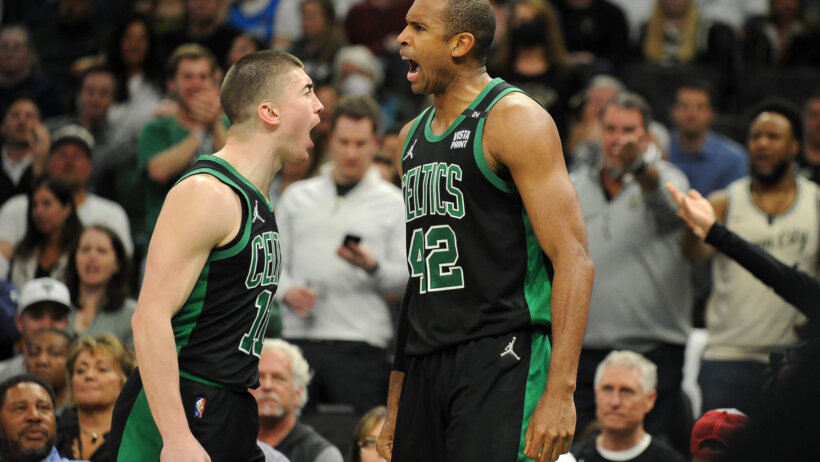 Al Horford dunk celebration