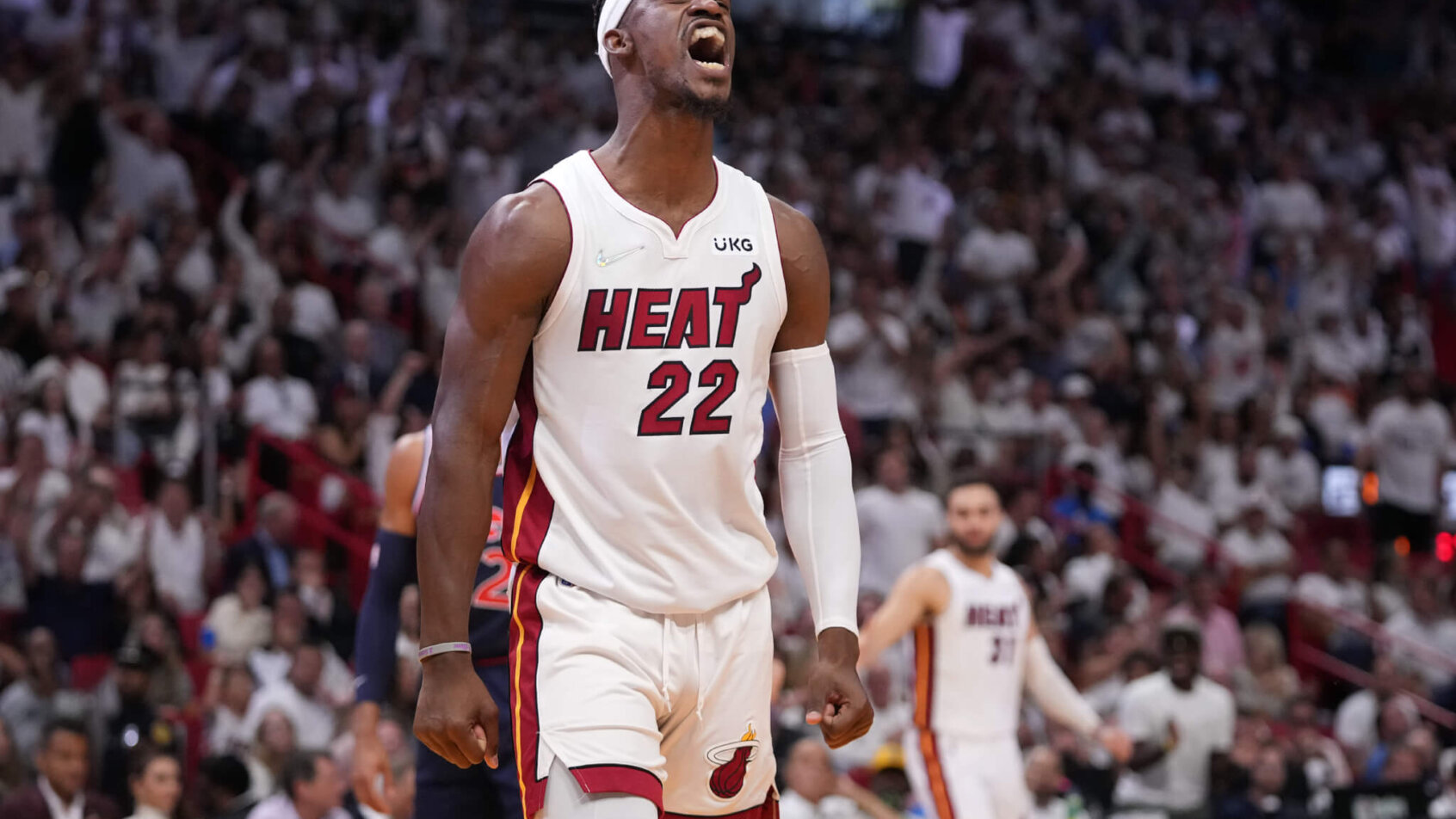 Jimmy Butler screaming reaction