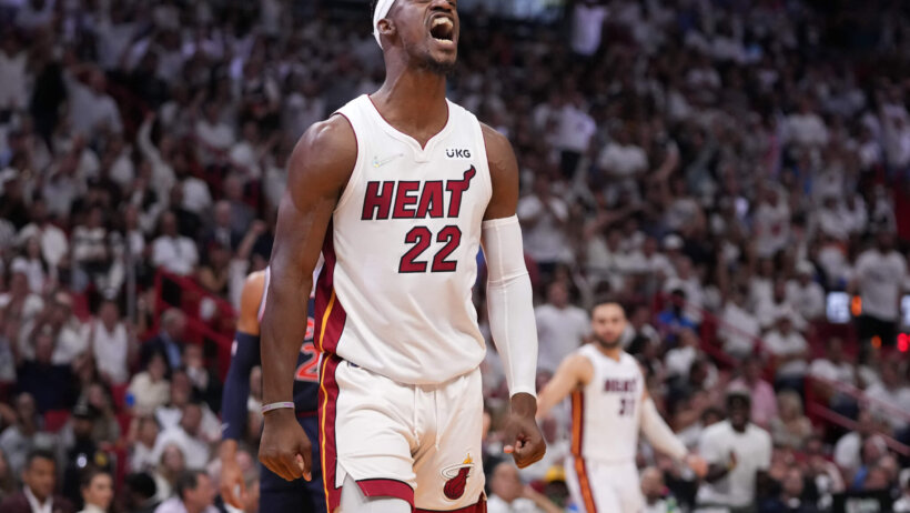 Jimmy Butler screaming reaction