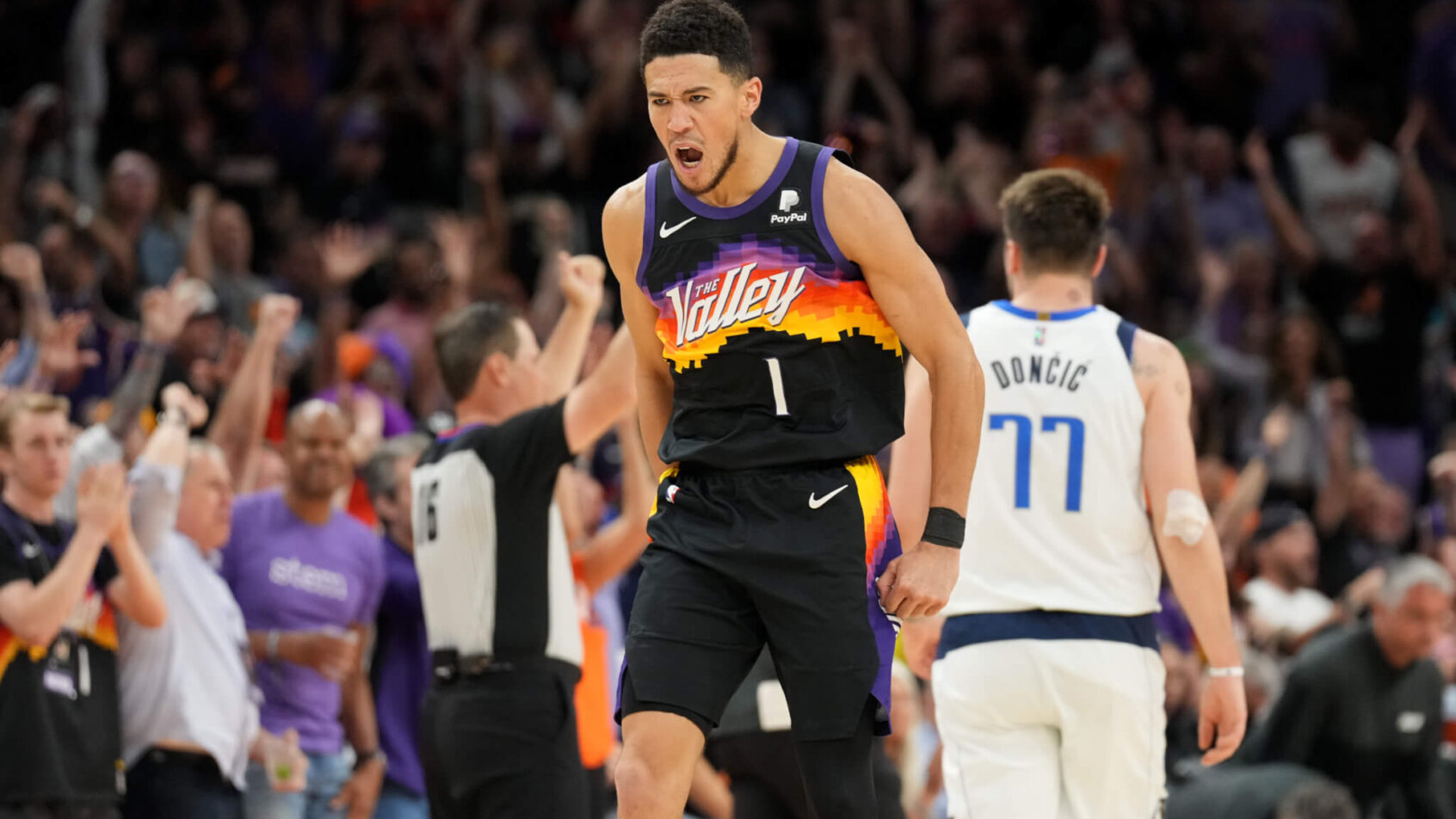 Devin Booker celebration