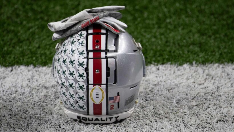 Ohio state football helmet.