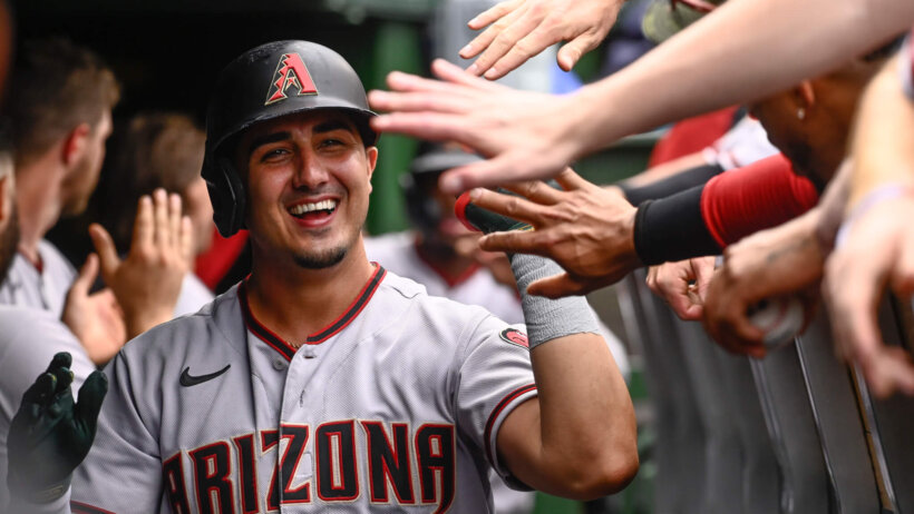 Josh Rojas dugout celebration