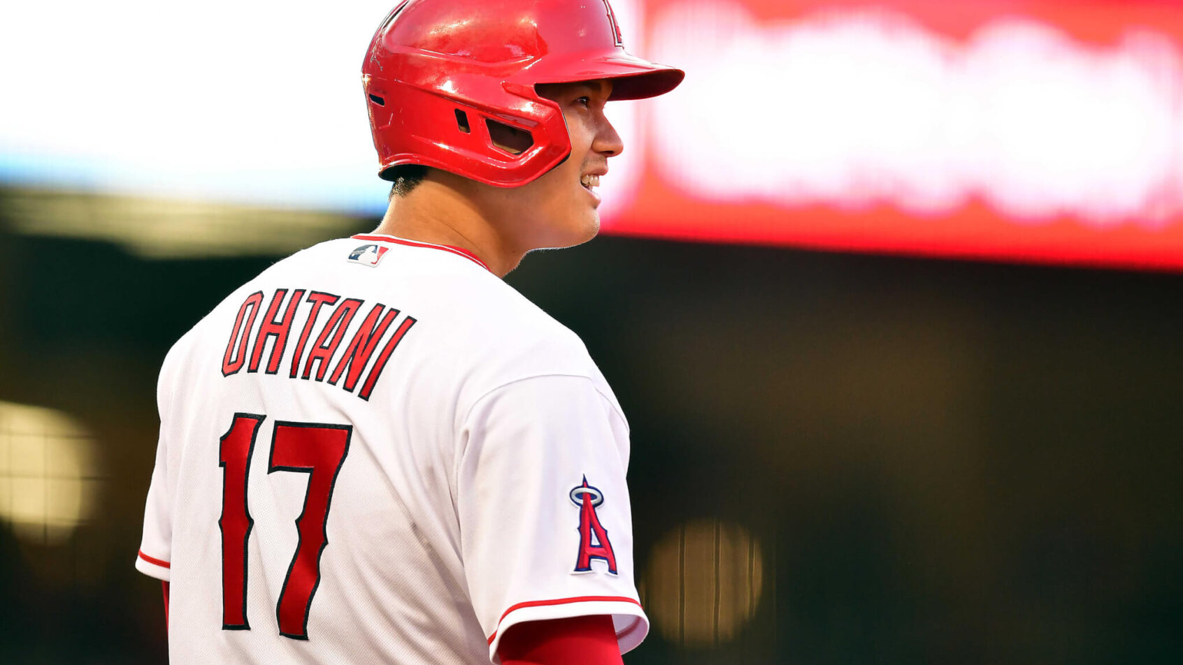 Shohei Ohtani on the diamond