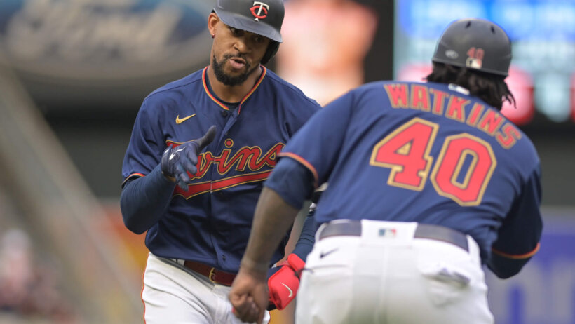 Byron Buxton celebration