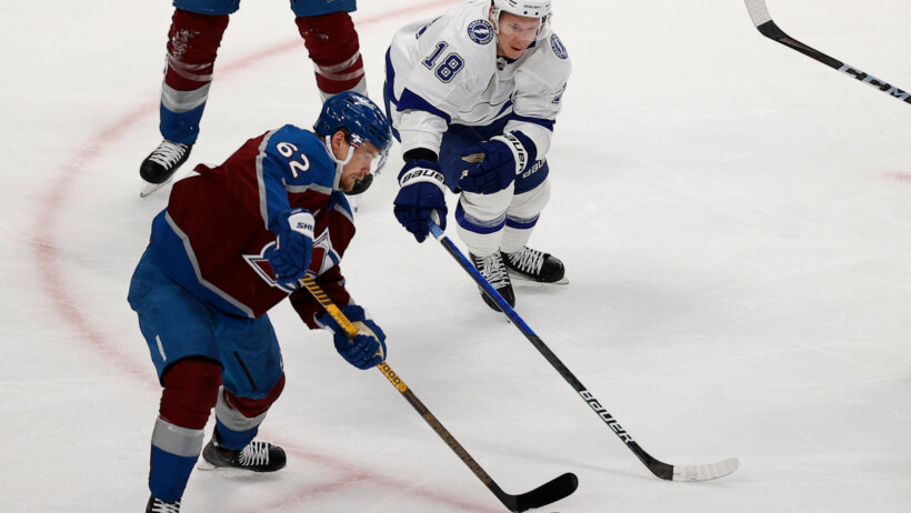 Tampa Bay Lightning, Colorado Avalanche, Game 1 2022 Stanley Cup Final