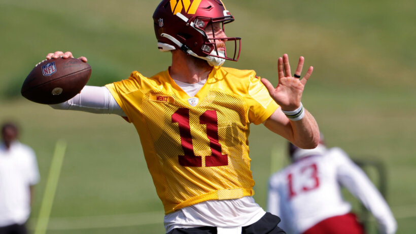 Commanders starting QB odds