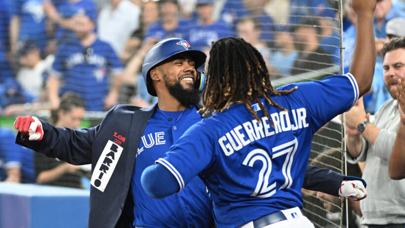 Blue Jays home run celebration