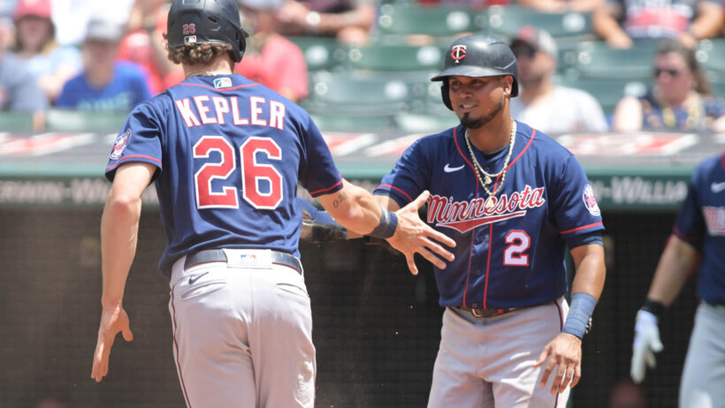 Minnesota Twins run celebration