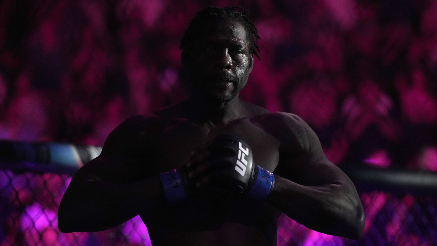 Jared Cannonier before a fight with Israel Adesanya