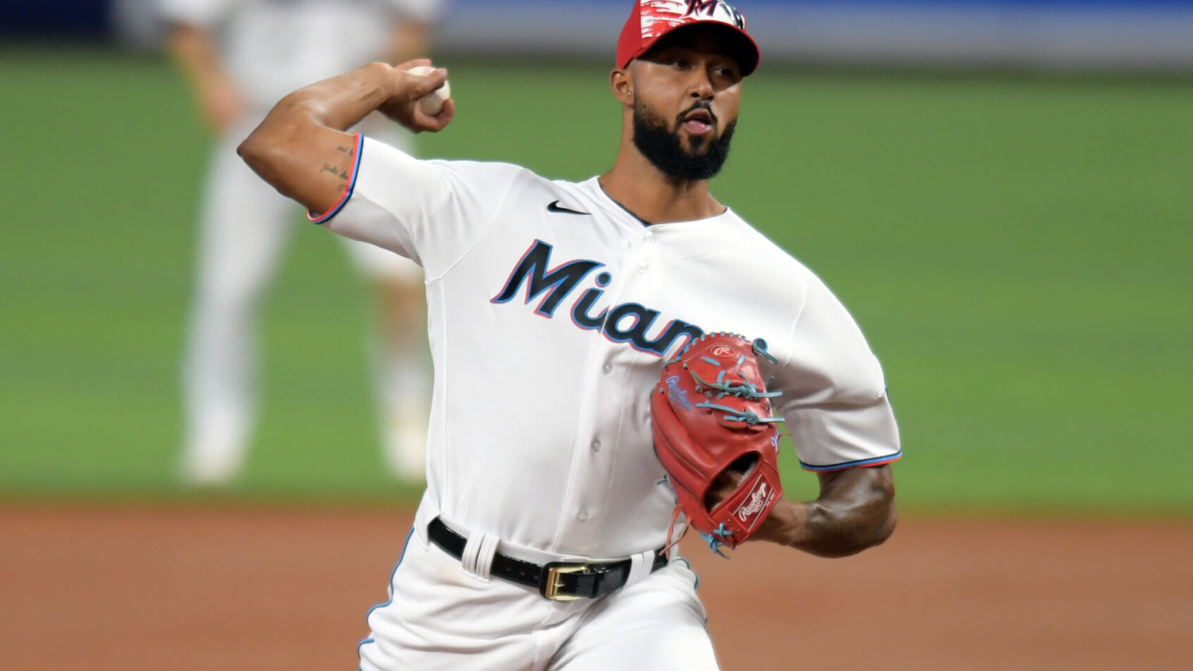 Sandy Alcantara delivers a pitch