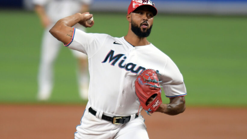 Sandy Alcantara delivers a pitch