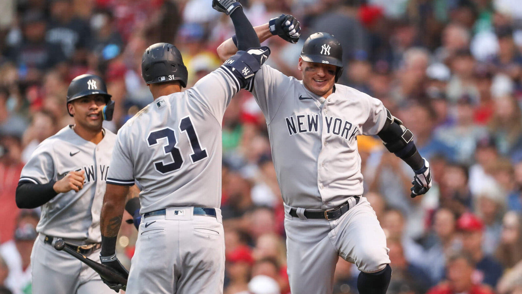 Yankees home run celebration