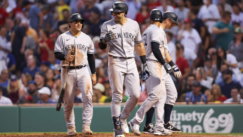 Yankees celebration