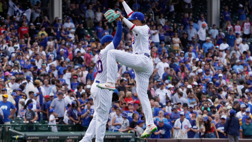 Chicago Cubs win celebration