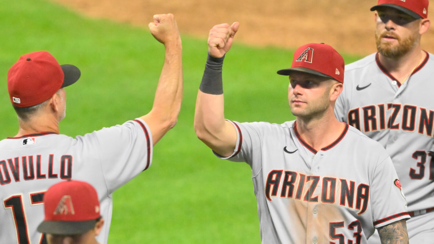 Diamondbacks win celebration