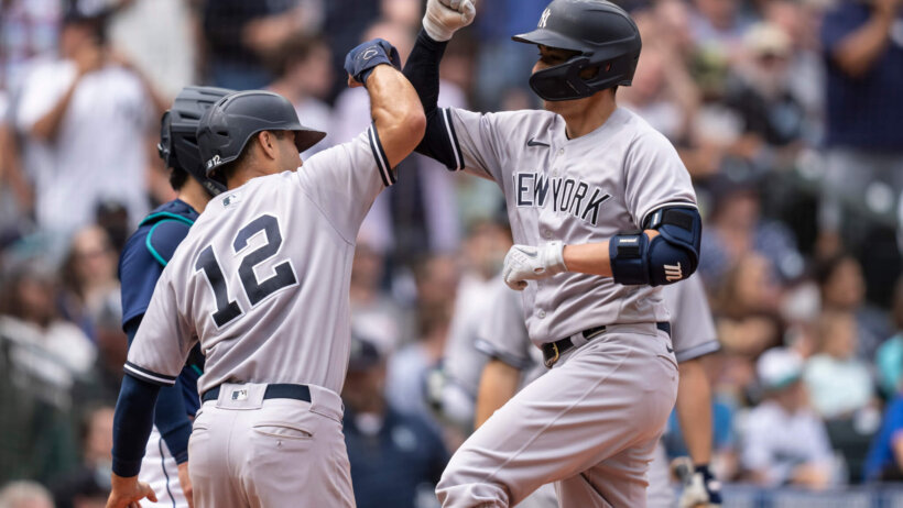 Yankees home run celebration