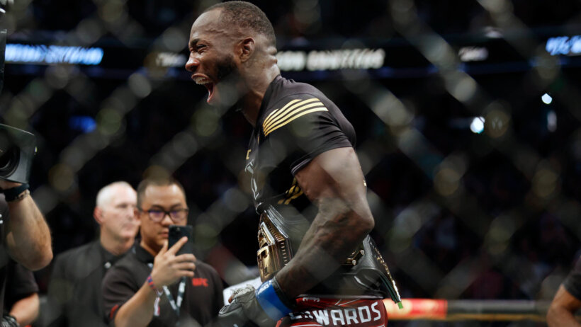 UFC 286 fighter Leon Edwards.