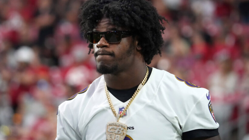 Ravens QB Lamar Jackson.