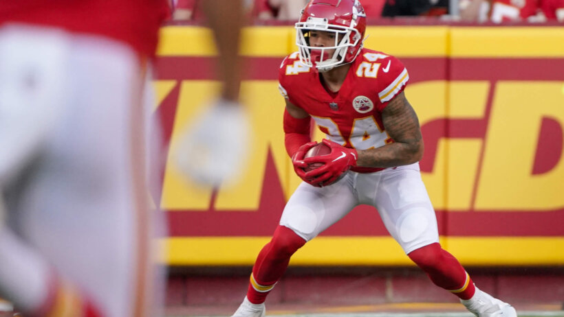 Kansas City Chiefs rookie WR Skyy Moore.