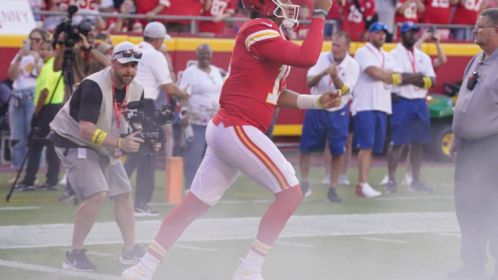 Patrick Mahomes entrance