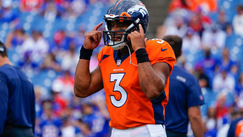 Denver Broncos QB Russell Wilson.